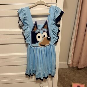 Bluey Character appliqué Dress size 3-4t